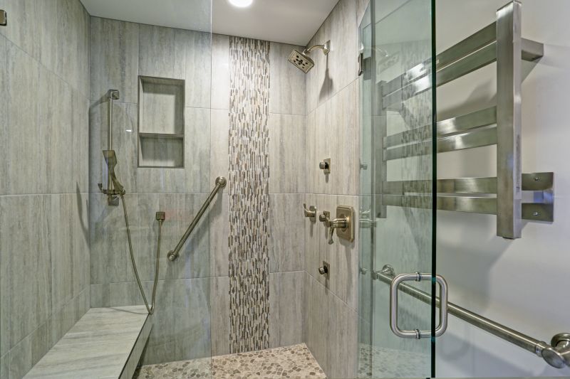 Contemporary Shower with Matte Finish